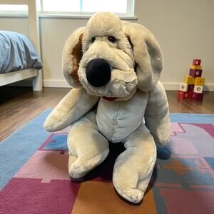 Ganz Wrinkles Dog Puppet Plush 17" Retired The Heritage Collection Flaw Vintage